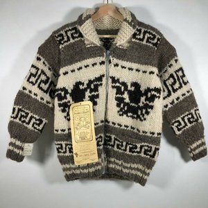 NWT GENUINE Cowichan Native Coast Salish Sweater